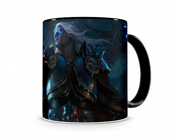 Caneca World Of Warcraft Artha II Preta