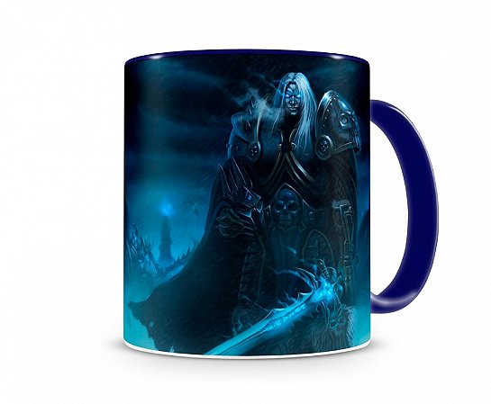 Caneca World Of Warcraft Artha III Azul