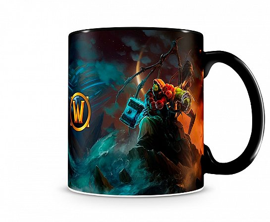 Caneca World Of Warcraft Thrall II Preta