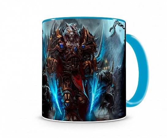 Caneca World Of Warcraft Worgen I Azul