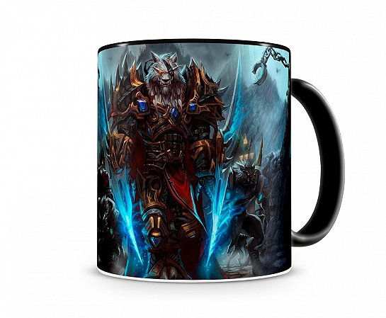 Caneca World Of Warcraft Worgen I Preta