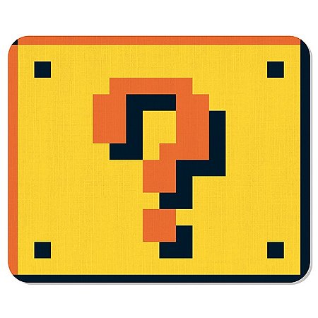 Mouse pad Bloco Mario