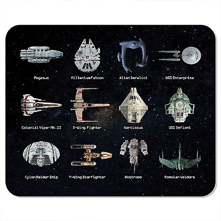 Mouse pad Naves Sci-fi