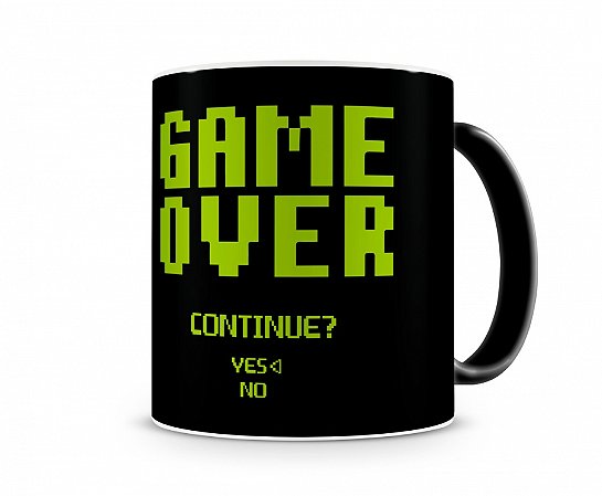 Caneca Mágica Game Over Continue