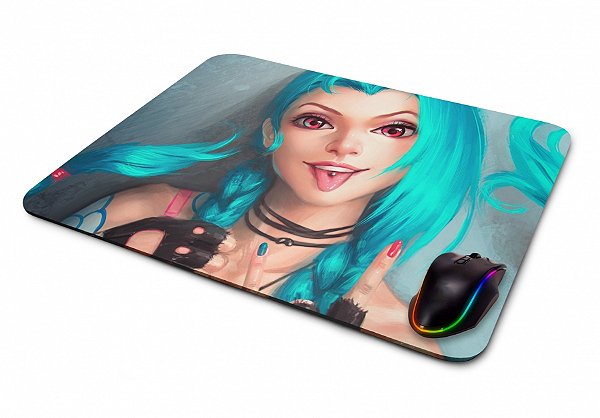 Mouse pad Gamer League Of Legends Jinx