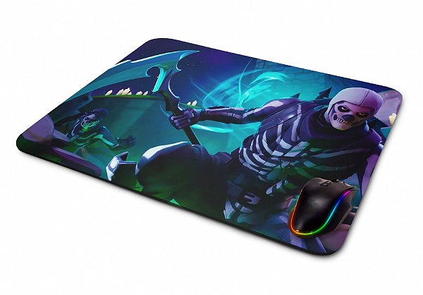 Mouse pad Gamer Fortnite Skull I - Artgeek - Loja Nerd de