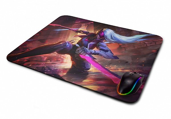 Mousepad League of Legends Illaoi A Sacerdotista Cráquem