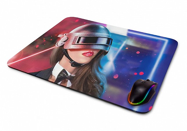 Mouse pad Gamer Pugb Girl