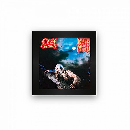 Quadro azulejo com moldura Ozzy Osbourne Bark At The Moon