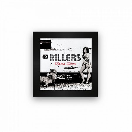 Quadro azulejo com moldura The Killers Sams Town