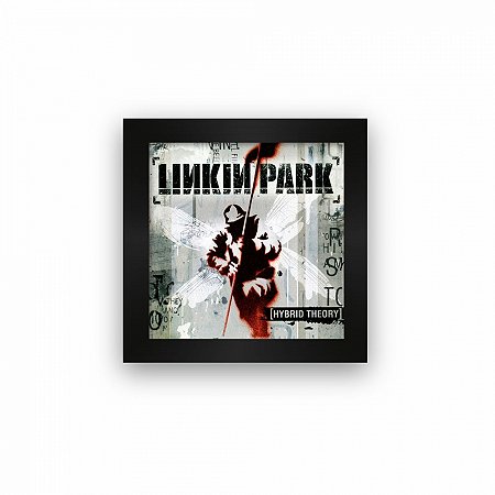 Quadro azulejo com moldura Linkin Park Hybrid Theory