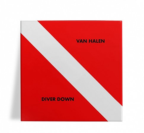 Azulejo Decorativo Van Halen Diver Down 15x15