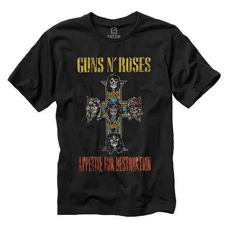 Camiseta Guns N´Roses Appetite For Destruction