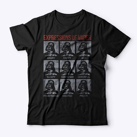 Camiseta Star Wars Expressions Of Vader