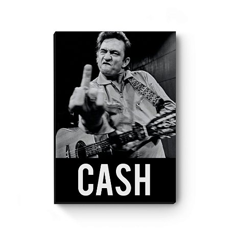 Quadro decorativo MDF Johnny Cash