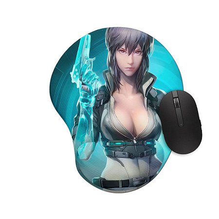 Mouse pad Ergonômico Ghost in a Shell Motoko
