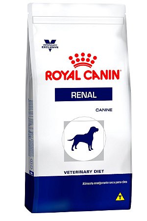 Ração Royal Canin Canine Veterinary Renal para Cães com Insuficiência Renal - 2Kg, 7,5Kg e 10,1Kg