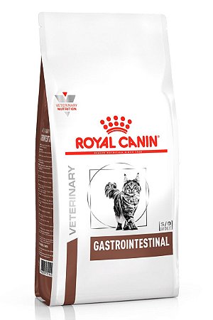 Ração Royal Canin Feline Veterinary Gastrointestinal para Gatos com Doenças Intestinais - 1,5Kg e 4kg