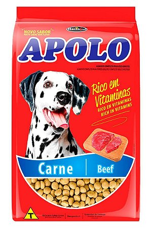 Ração Apolo Sabor Carne para Cães Adultos de Todas as Raças - 20Kg