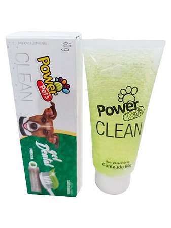 Gel Dental Clean Power Pets para Cães - 60g