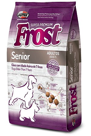 Ração Frost Senior Super Premium para Cães Adultos Todas as Raças com Idade Acima de 7 anos - 2,5kg ou 15Kg