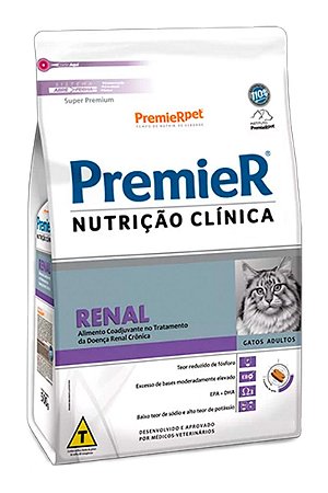 Ração PremieR Nutrição Clínica Renal para Gatos Adultos - 500g ou 1,5kg