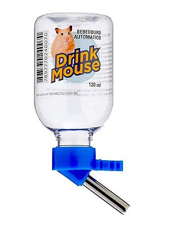 Bebedouro Drink Mouse com bico INOX - 120mL