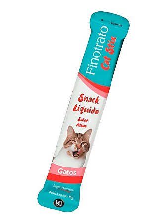 Petisco Cat Stix Snack Líquido Finotrato Sabor Atum para Gatos - 15g