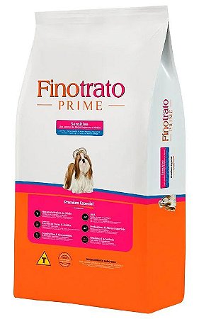 Ração Finotrato Prime Sensitive Premium Especial para Cães Adultos de Raças Pequenas e Médias - 3kg ou 10,1kg