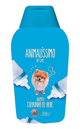 Shampoo Animalíssimo Pet Care Cheirinho de Bebê - 500ml