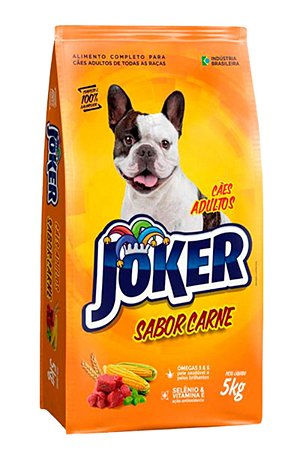 Ração Joker Sabor Carne para Cães Adultos - 5kg