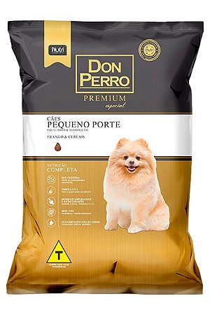 Ração Don Perro Premium Especial Sabor Frango e Cereais para Cães Adultos Pequeno Porte - 1kg, 7kg ou 15kg