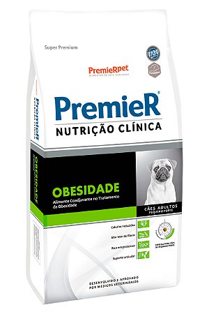 Ração PremieR Nutrição Clínica Obesidade para Cães Adultos de Pequeno Porte - 2kg ou 10,1kg