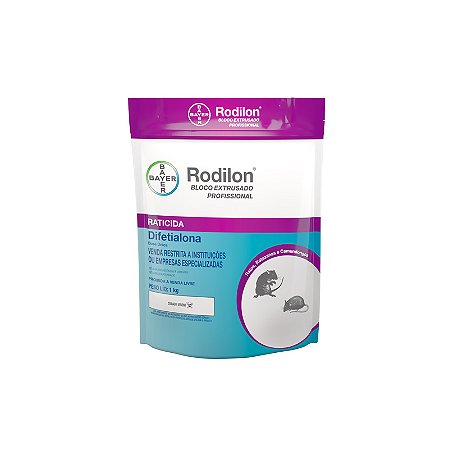 Rodilon Blocos Extrusados Isca raticida em blocos com 15g ou pacote com 1kg - Bayer