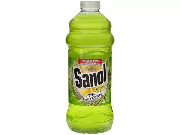 Desinfetante Citronela para Limpeza Sanol - 2L