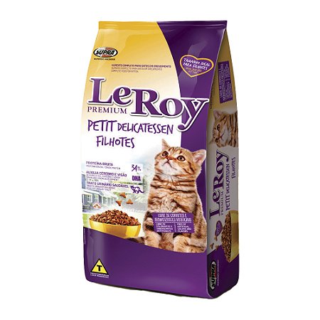 Ração LeRoy Premium Petit Delicatessen para Gatos Filhotes - 10,1Kg