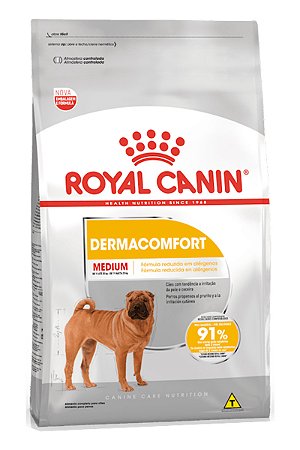 Ração Royal Canin Medium Dermacomfort para Cães Adultos ou Idosos de Raças Médias  - 10,1kg