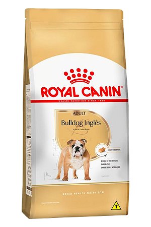 Ração Royal Canin para Cães Adultos da Raça Bulldog Inglês - 12kg