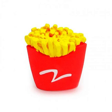 Brinquedo Pet de Vinil Batata Fritas