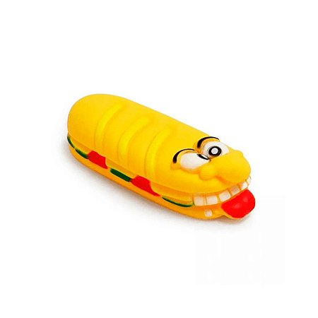 Brinquedo Pet de Vinil Crazy Bread