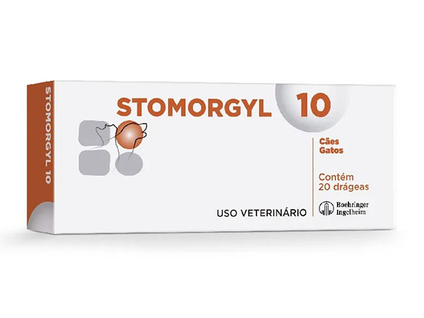 Antibiótico Stomorgyl 10 para Cães e Gatos - 20 Comprimidos