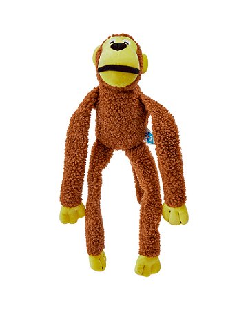 Brinquedo Pet Macaco de Pelúcia para cães