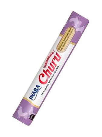 Petisco Churu Sabor Frango com Aroma de Camarão para Gatos - 14g