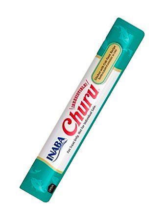 Petisco Churu Sabor Frango com Aroma de Caranguejo para Gatos - 14g