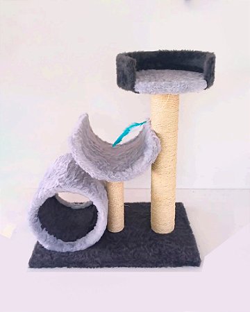 Arranhador Com 3 Camas Núm. 10 para Gatos + Frete (à combinar) - Consulte regiões com entrega