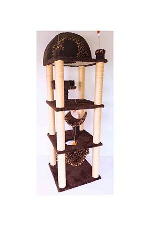 Arranhador Quatro Andares Núm. 37 para Gatos + Frete (à combinar) - Consulte regiões com entrega