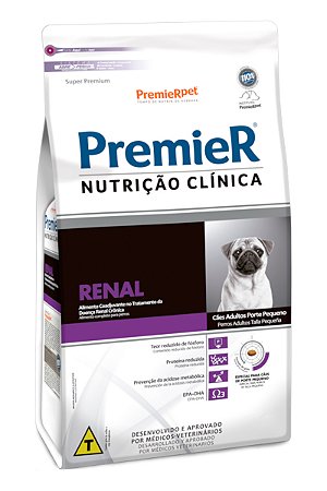 Ração PremieR Nutrição Clínica Renal para Cães Adultos de Pequeno Porte - 2kg