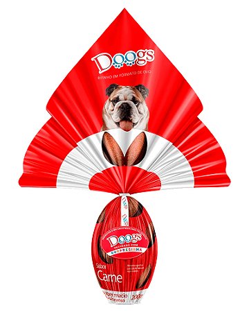 Ovo de Páscoa Doogs Sabor Carne para Cães - 200g