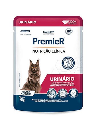 Ração Úmida Premier Nutrição Clínica Urinário Sachê para Gatos - 70g
