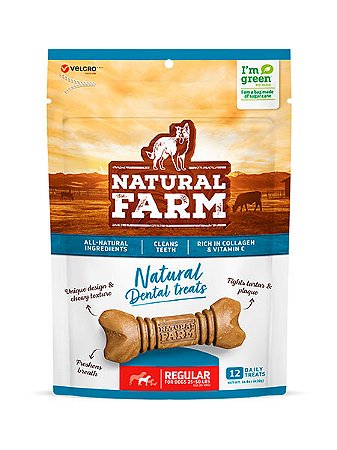 Petisco Natural Farm Dental para Cães de Porte Médio - 420g